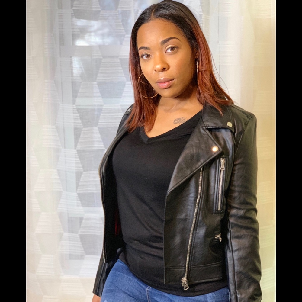 Moto biker jacket